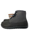 【中古】crocs◆ブーツ/US9/GRY/スウェード【シューズ】