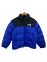 【中古】THE NORTH FACE◆ダウンジャケット/L/ナイロン/BLU/無地/NF0A3C8D【メンズウェア】
