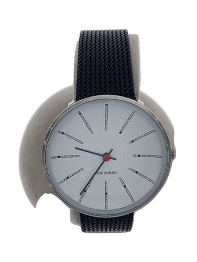 【中古】ARNE JACOBSEN/BANKERS WATCH/クォーツ腕時計/アナログ/WHT/BLK【服飾雑貨他】 【中古】ARNE JACOBSEN/BANKERS WATCH/クォーツ腕時計/アナログ/WHT/BLK【服飾雑貨他】