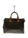 【中古】LOUIS VUITTON◆1)スピーディ25_モノグラム・キャンバス_BRW/PVC/BRW/M41528【バッグ】