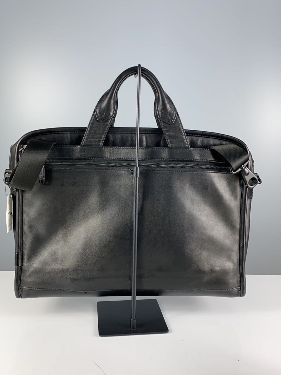 【中古】TUMI◆ブリーフケース/レザー/BLK/無地/96114DH【バッグ】