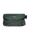 【中古】PRADA◆ウエストバッグ/ナイロン/GRN【バッグ】