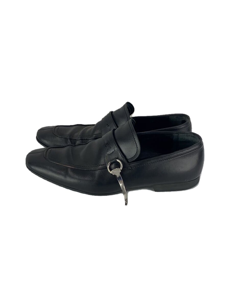 【中古】GUCCI◆ビットローファー/38.5/BLK/レザー/154004【シューズ】
