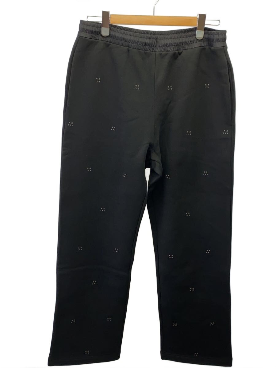 【中古】MONCLER◆スウェットパンツ/ボトム/L/コットン/BLK/H20918H00013【メンズウェア】