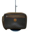 【中古】CELINE◆セカンドバッグ/レザー/ブラウン/総柄【バッグ】