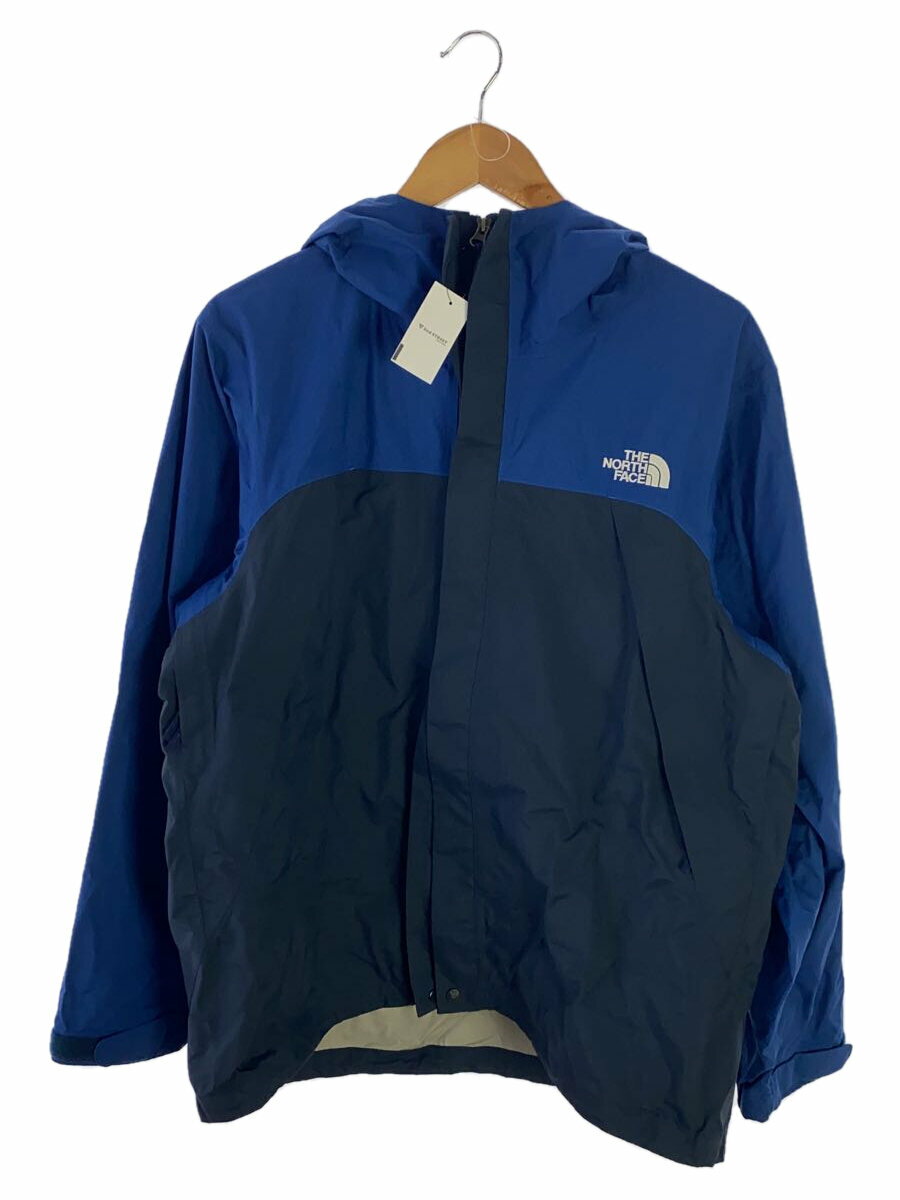 【中古】THE NORTH FACE◆DOT SHOT JACKET_ドットショットジャケット/L/ナイロン/BLU/無地【メンズウェア】