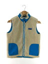 【中古】patagonia◆ベスト/L/ポリエステル/IVO/無地/65617FA12/RETRO.X VEST/白タグ/復刻【キッズ】