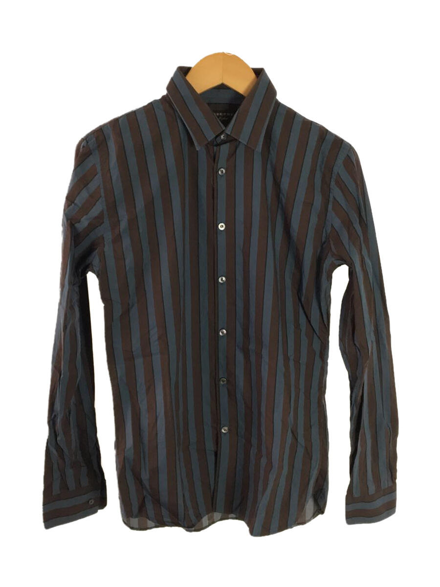 【中古】BURBERRY◆Long-sleeve Seaford Stripe Dress Shirt/長袖シャツ/15.5/コットン/BLU//【メンズウェア】