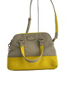 【中古】kate spade new york◆ショルダーバッグ/牛革/BEG/YLW/バイカラー/2WAY【バッグ】