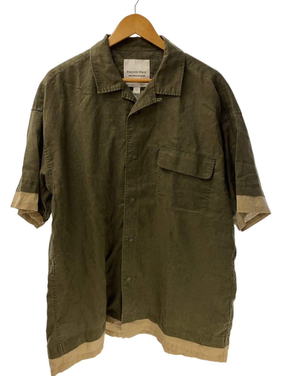 WHITE MOUNTAINEERING◆半袖シャツ/3/ポリエステル/GRN/RW2171101/Repose Wear