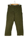 【中古】MILITARY◆カーゴパンツ/48/グリーン/カモフラ/東ドイツ/レインドロップカモ【メンズウェア】