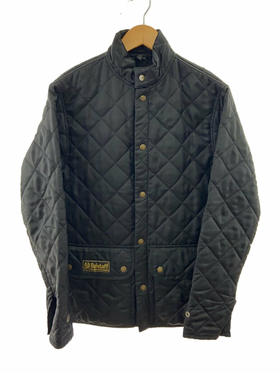 【中古】Belstaff◆キルティングジャケット/S/ポリエステル/BLK【メンズウェア】