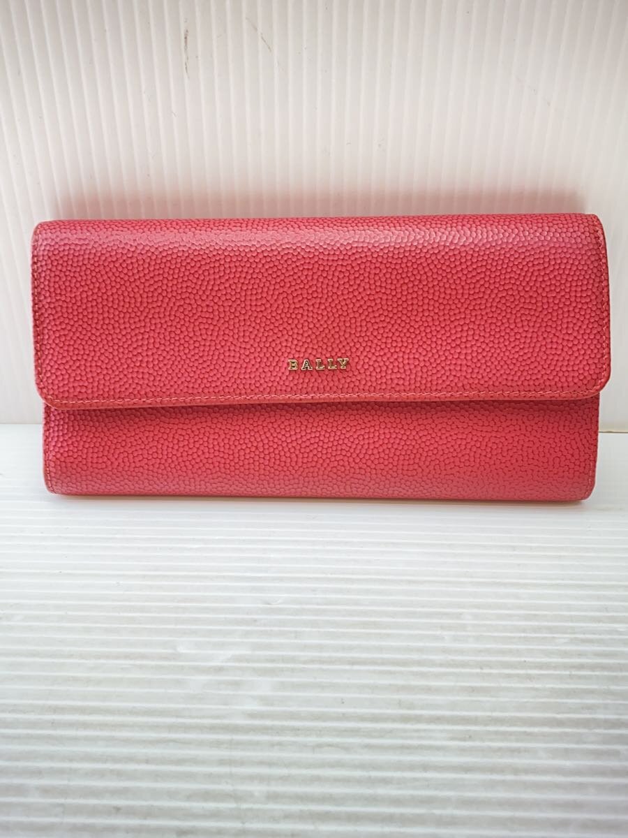 Rakuten - 【中古】BALLY◆長財布/--/PNK/無地/レディース【服飾雑貨他】