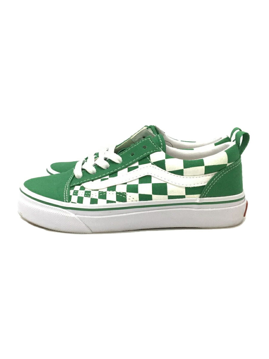 【中古】VANS◆ローカットスニーカー/22cm/グリーン/V36CK/バンズ【シューズ】