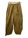 【中古】HARVESTY◆チノクロスサーカスパンツ/ボトム/1/コットン/CML/A11709-46//【レディースウェア】