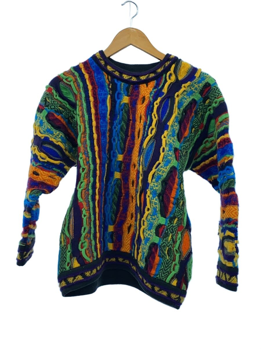 【中古】COOGI◆ニット・セーター(厚手)/S/ウール/マルチカラー//【メンズウェア】