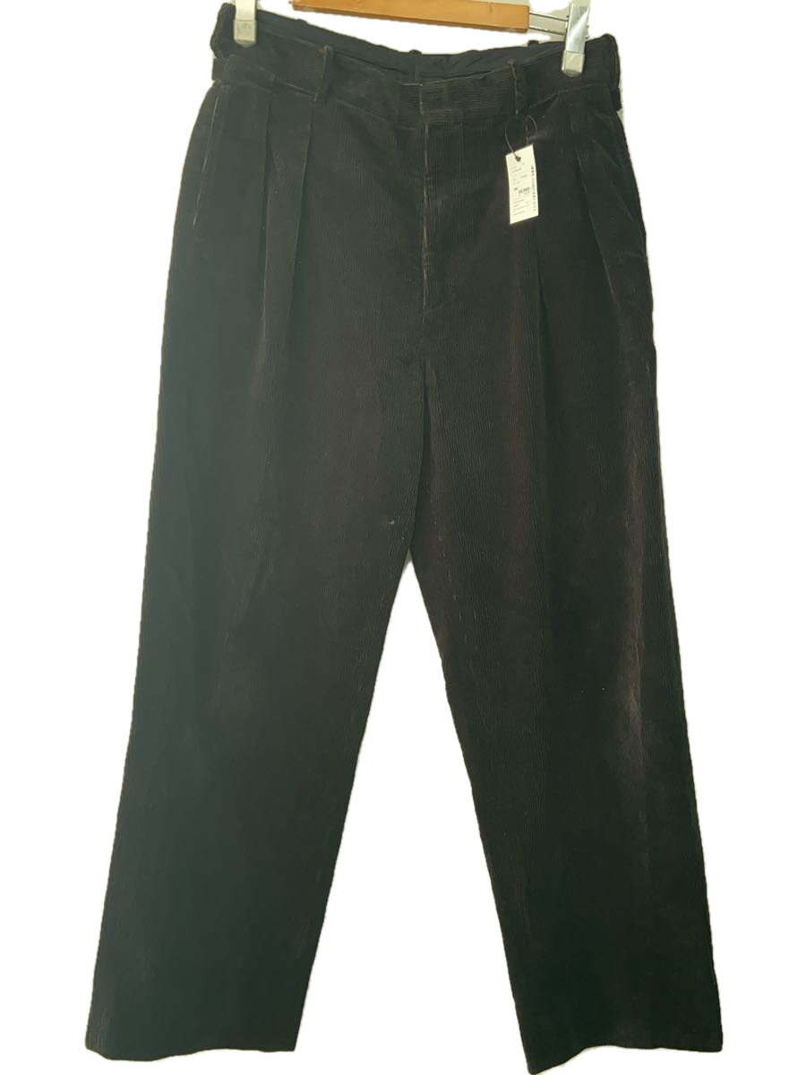 【中古】A.PRESSE◆A.PRESSE/ストレートパンツ/2/コーデュロイ/ブラック/Vintage Corduroy Trouse【メンズウェア】