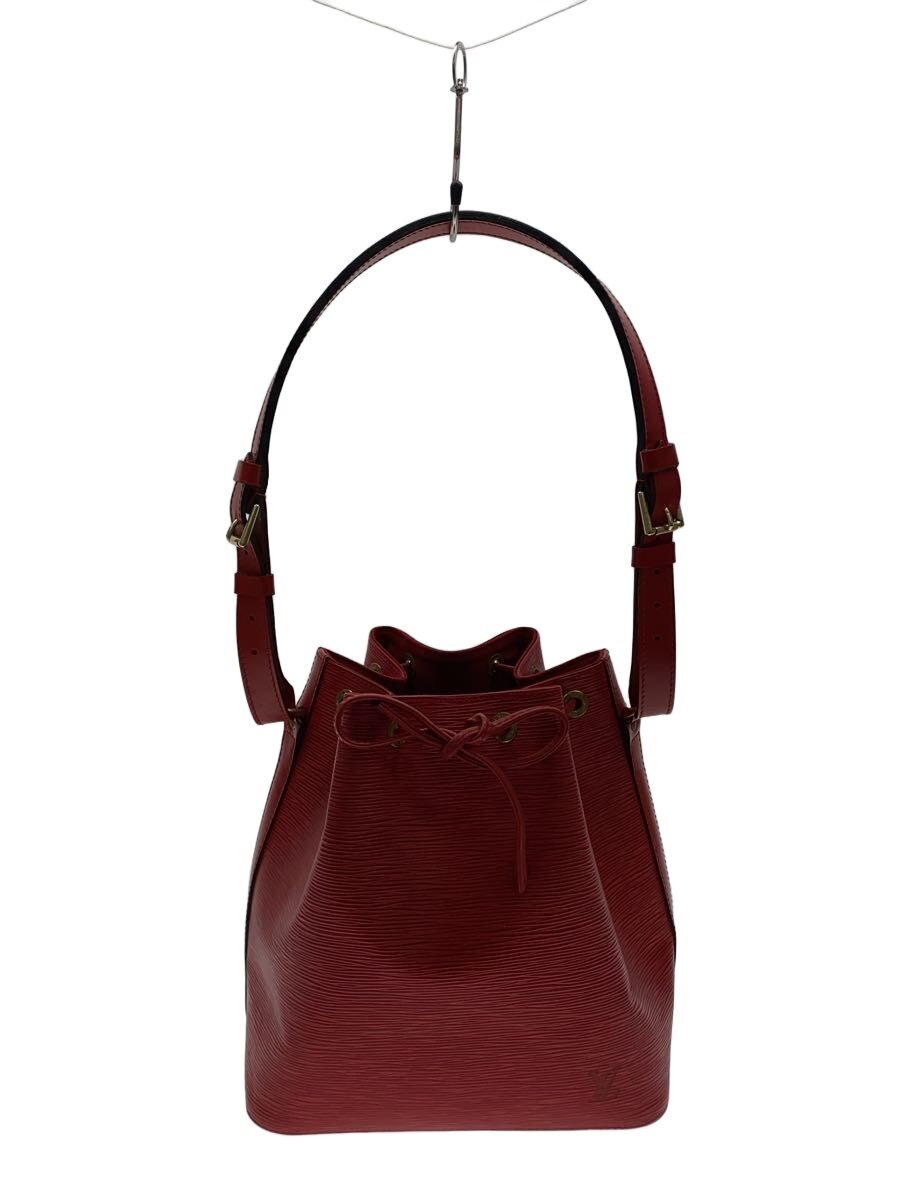 【中古】LOUIS VUITTON◆プチ ノエ_エピ/レザー/RED【バッグ】