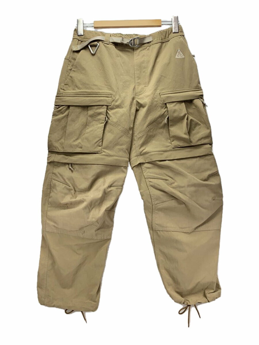 【中古】NIKE ACG◆カーゴパンツ/M/ナイロン/BEG/CV0656-247【メンズウェア】