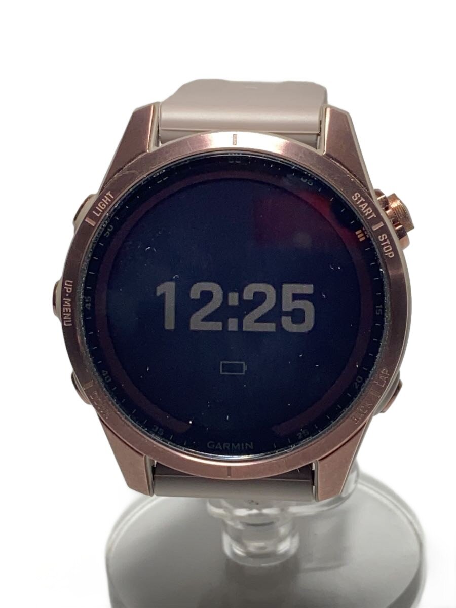 【中古】GARMIN◆クォーツ腕時計/デジタル/BRW/010-02539-52【服飾雑貨他】