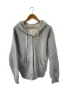 【中古】Champion◆ジップパーカー/XL/コットン/GRY/無地/C3-W103【メンズウェア】