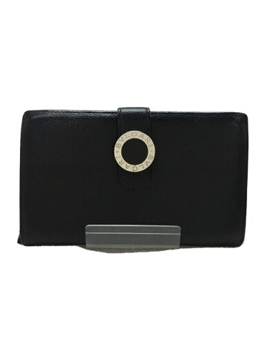 【中古】BVLGARI◆財布/レザー/BLK/無地/メンズ/角潰れあり【服飾雑貨他】 【中古】BVLGARI◆財布/レザー/BLK/無地/メンズ/角潰れあり【服飾雑貨他】