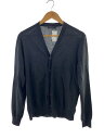 【中古】PRADA◆カーディガン(薄手)/48/ウール/BLK/DNA959 S221 128D//【メンズウェア】