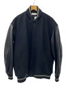 【中古】Graphpaper◆22AW/SCALE OFF MELTON STADIUM JACKET/2/ウール/ブラッ/GM223-30195B【メンズウェア】