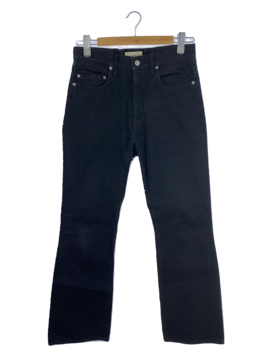 【中古】JieDa◆DENIM FLARE PANTS/ボトム/1/コットン/BLK/無地/Jie-STD-PT05-OW【メンズウェア】