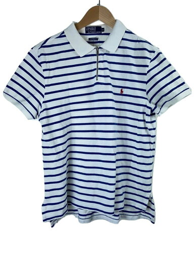 【中古】POLO RALPH LAUREN◆カットソー/--/コットン/WHT/ボーダー/KK-RL-CM-0348【メンズウェア】 【中古】POLO RALPH LAUREN◆カットソー/--/コットン/WHT/ボーダー/KK-RL-CM-0348【メンズウェア】