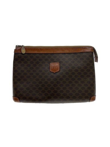 【中古】CELINE◆クラッチバッグ/--/BRW/総柄【バッグ】 【中古】CELINE◆クラッチバッグ/--/BRW/総柄【バッグ】