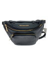 【中古】MICHAEL KORS◆ERIN WAIST PACK XBODY/35F0GERN1L/ウエストバッグ/レザー/BLK【バッグ】