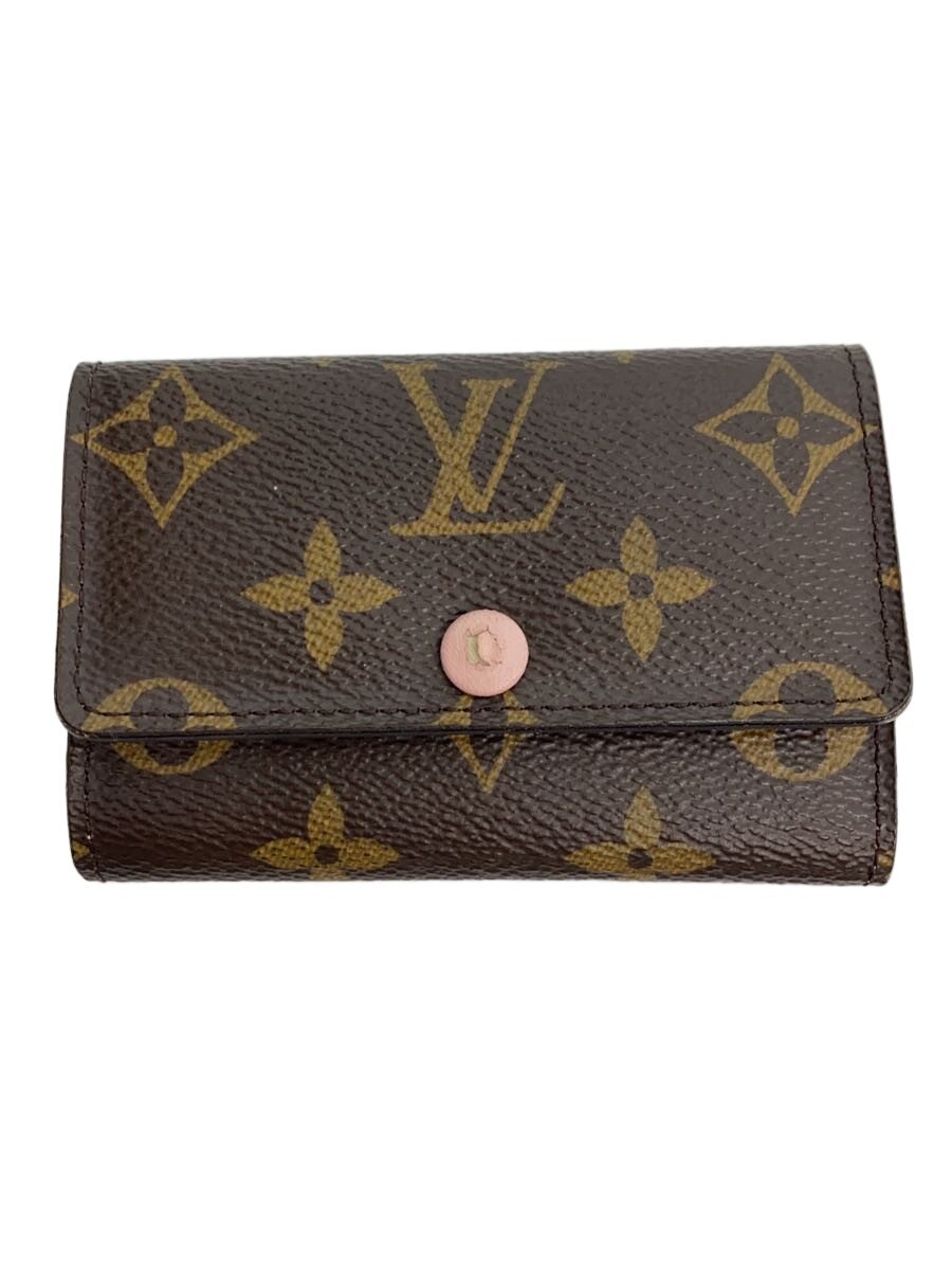 Other - 【中古】LOUIS VUITTON◆ミュルティクレ6_モノグラム・キャンバス_ローズバレリーヌ/BRW/M61285/ボタン劣化有【服飾雑貨他】