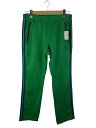 【中古】adidas◆トラックパンツ/O/ポリエステル/GRN/P24227【メンズウェア】