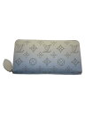 【中古】LOUIS VUITTON◆ジッピー・ウォレット_マヒナ_BLU/--/BLU/レディース【服飾雑貨他】