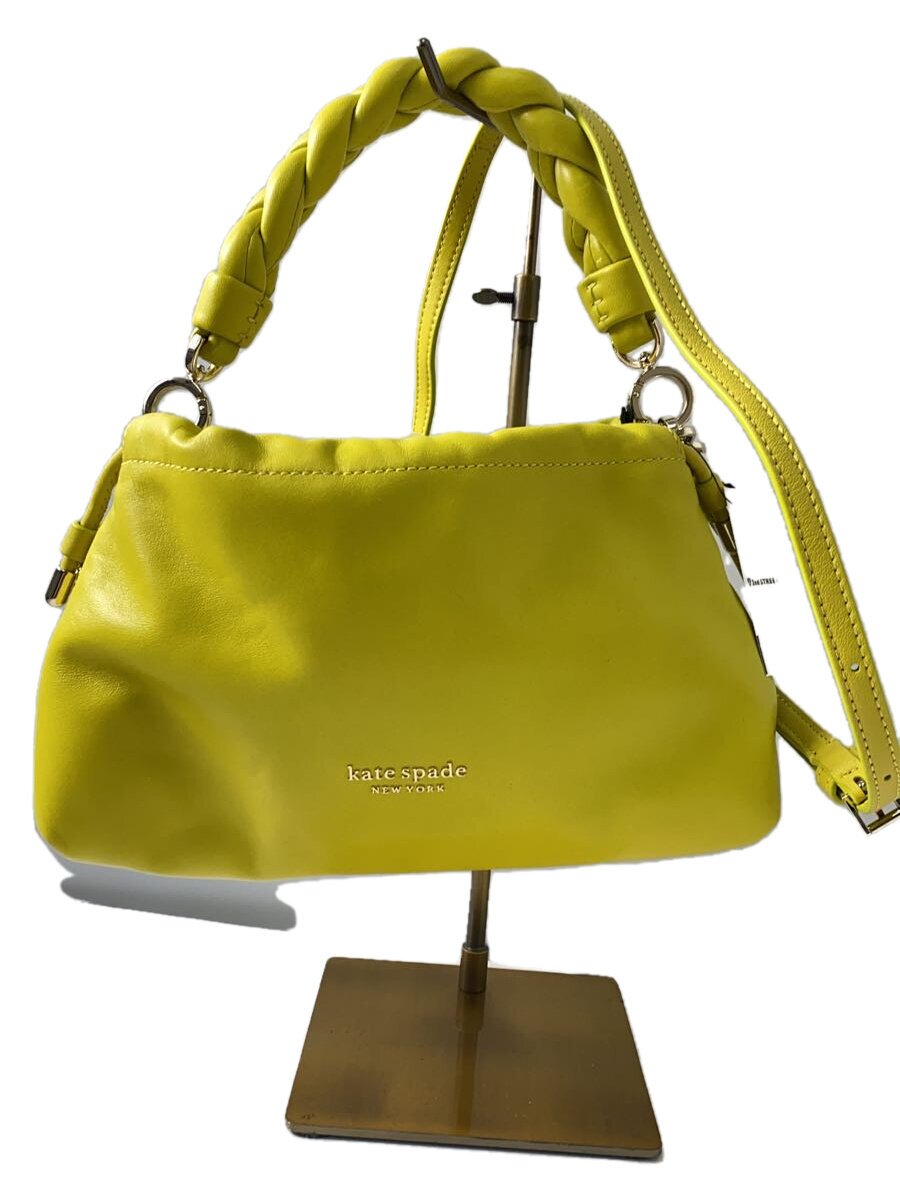 KATE SPADE - 【中古】kate spade new york◆ショルダーバッグ/レザー/YLW【バッグ】