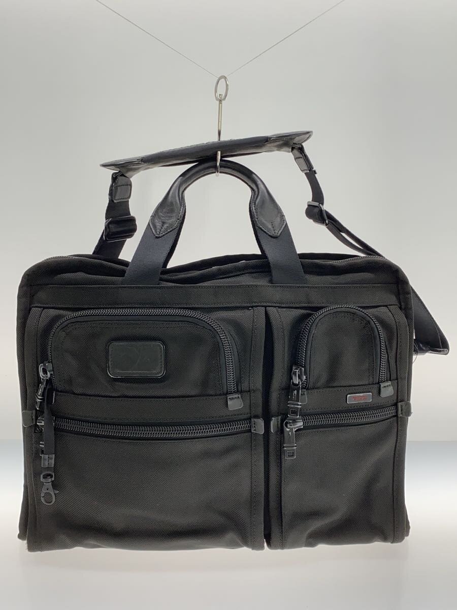 【中古】TUMI◆ブリーフケース/ナイロン/BLK/無地/26114DH【バッグ】