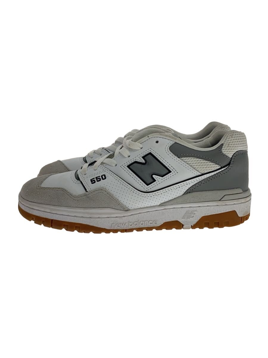 【中古】NEW BALANCE◆BB550/ホワイト/27cm/WHT【シューズ】