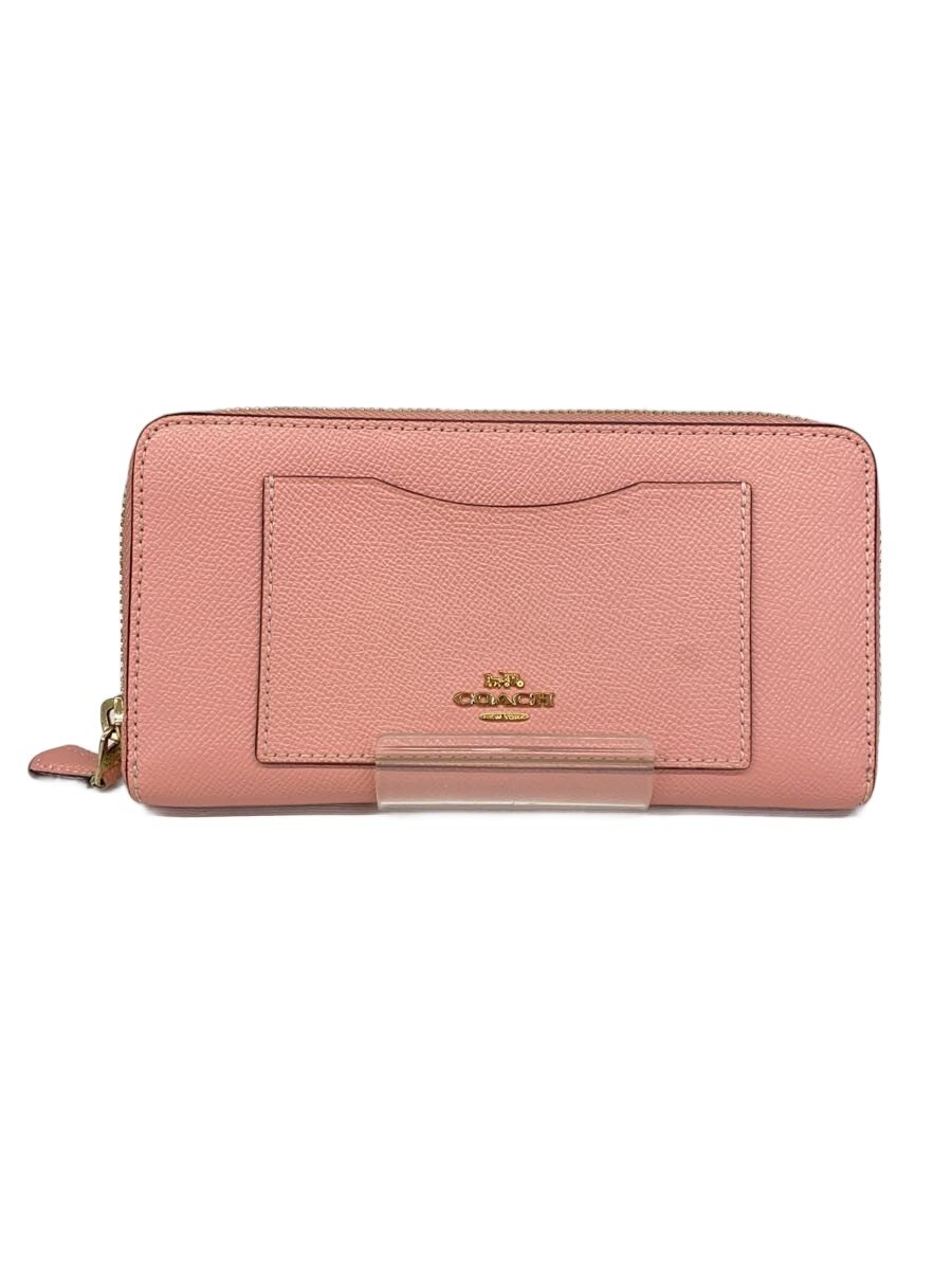 【中古】COACH◆長財布/--/PNK/レディース【服飾雑貨他】