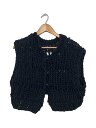 【中古】TODAYFUL◆ニットベスト(厚手)/FREE/アクリル/BLK/無地/12320517//【レディースウェア】