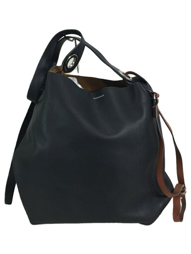 【中古】BURBERRY◆バーバリー/トートバッグ/レザー/BLK/無地/ポーチ付属【バッグ】 【中古】BURBERRY◆バーバリー/トートバッグ/レザー/BLK/無地/ポーチ付属【バッグ】