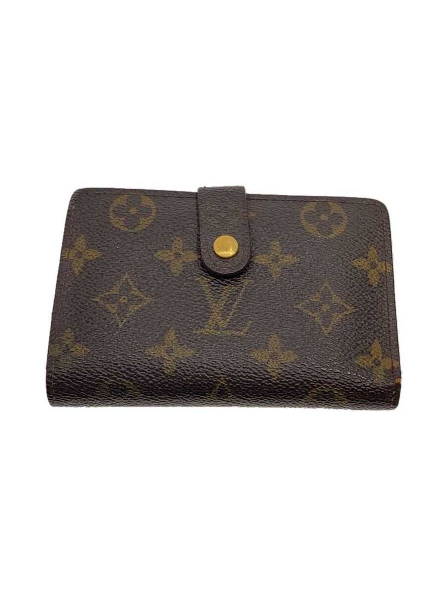 【中古】LOUIS VUITTON◆ポルト・モネ・ビエ・ヴィエノワ_モノグラム・キャンバス_BRW/PVC/BRW/レディース【服飾雑貨他】