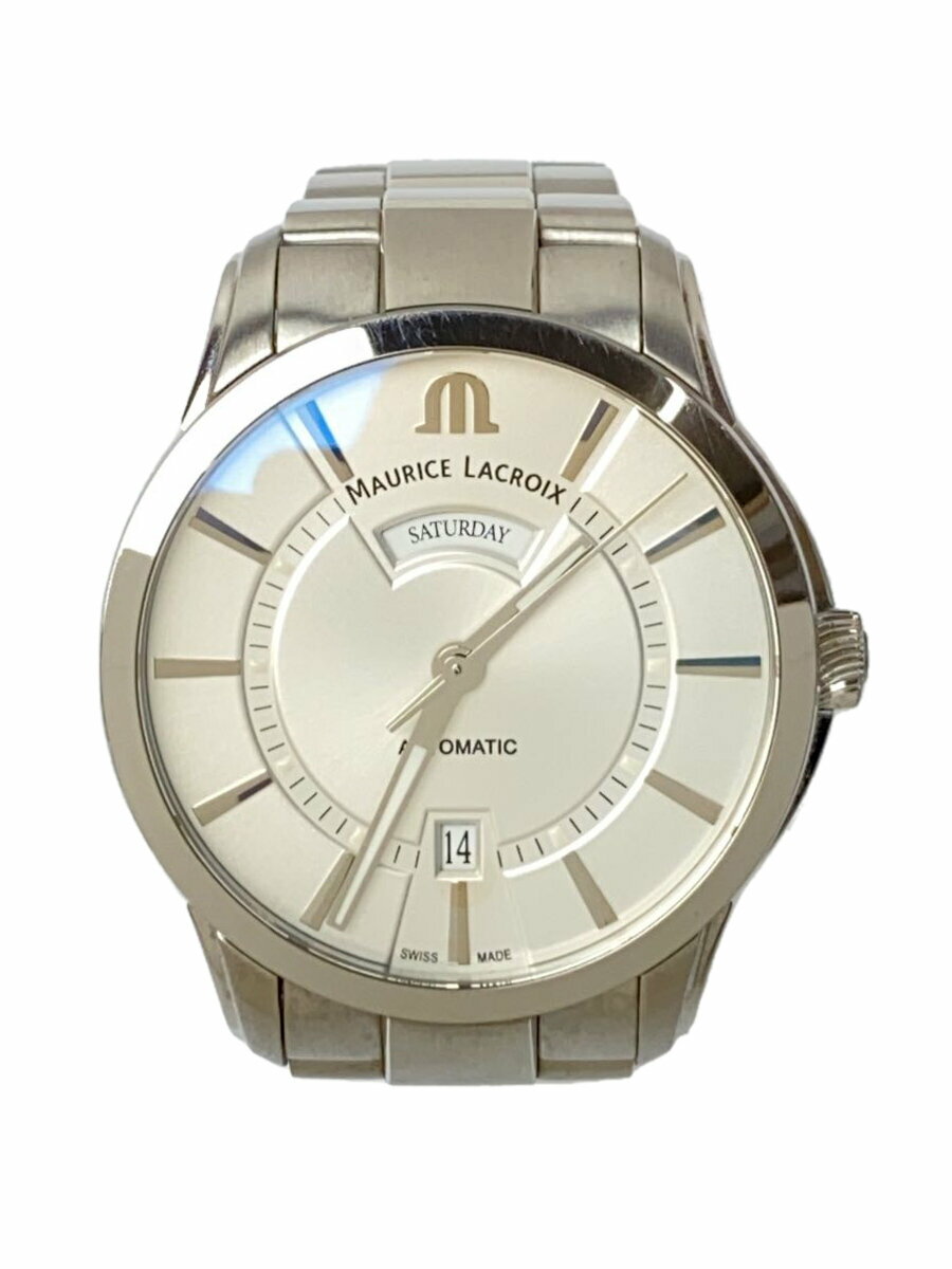 【中古】MAURICE LACROIX◆自動巻腕時計/アナログ/ステンレス/SLV/SS/PT6358-SS002-130-1/PONTOS DA//【服飾雑貨他】