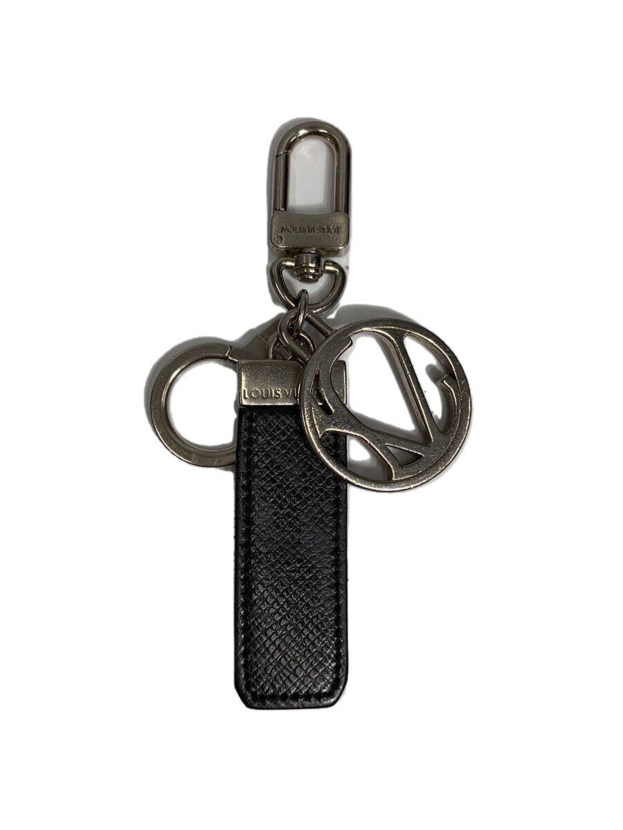 【中古】LOUIS VUITTON◆ポルト・クレ・ネオLVクラブ_モノグラム・エクリプス_BLK/--/SLV/メンズ【服飾雑貨他】