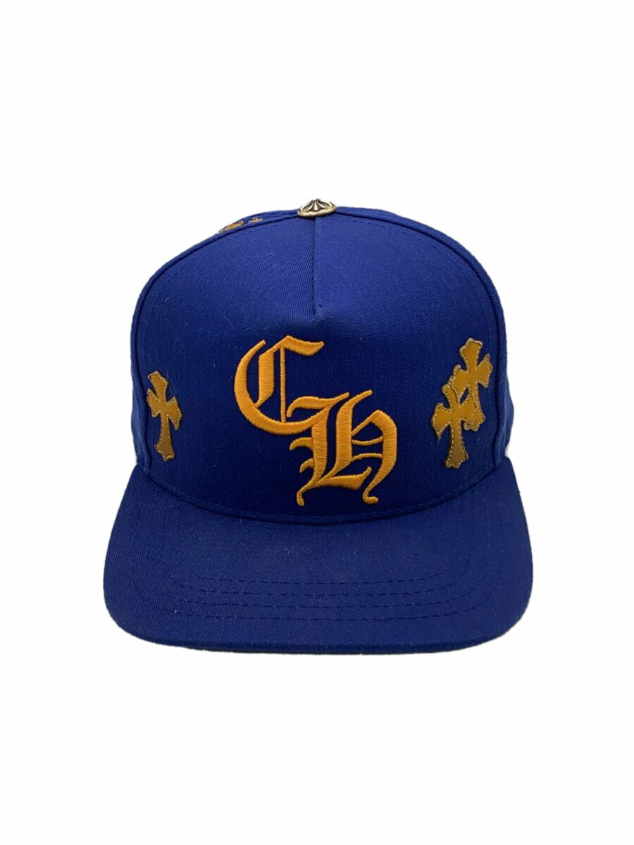 【中古】CHROME HEARTS◆キャップ/FREE/コットン/BLU/無地/メンズ/クロムハーツ【服飾雑貨他】