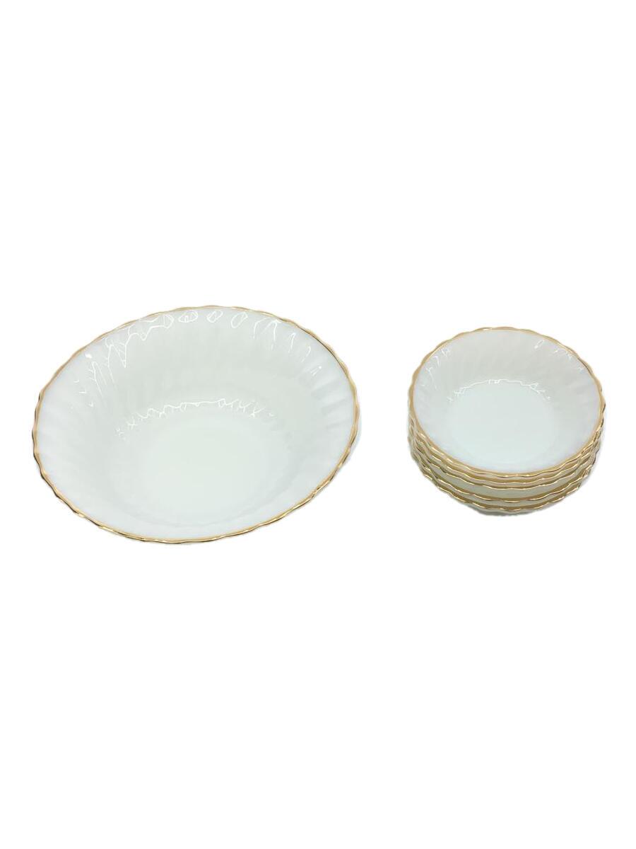 【中古】Fire King◆洋食器その他/6点セット/WHT/ANCHOR HOCKING【キッチン用品】