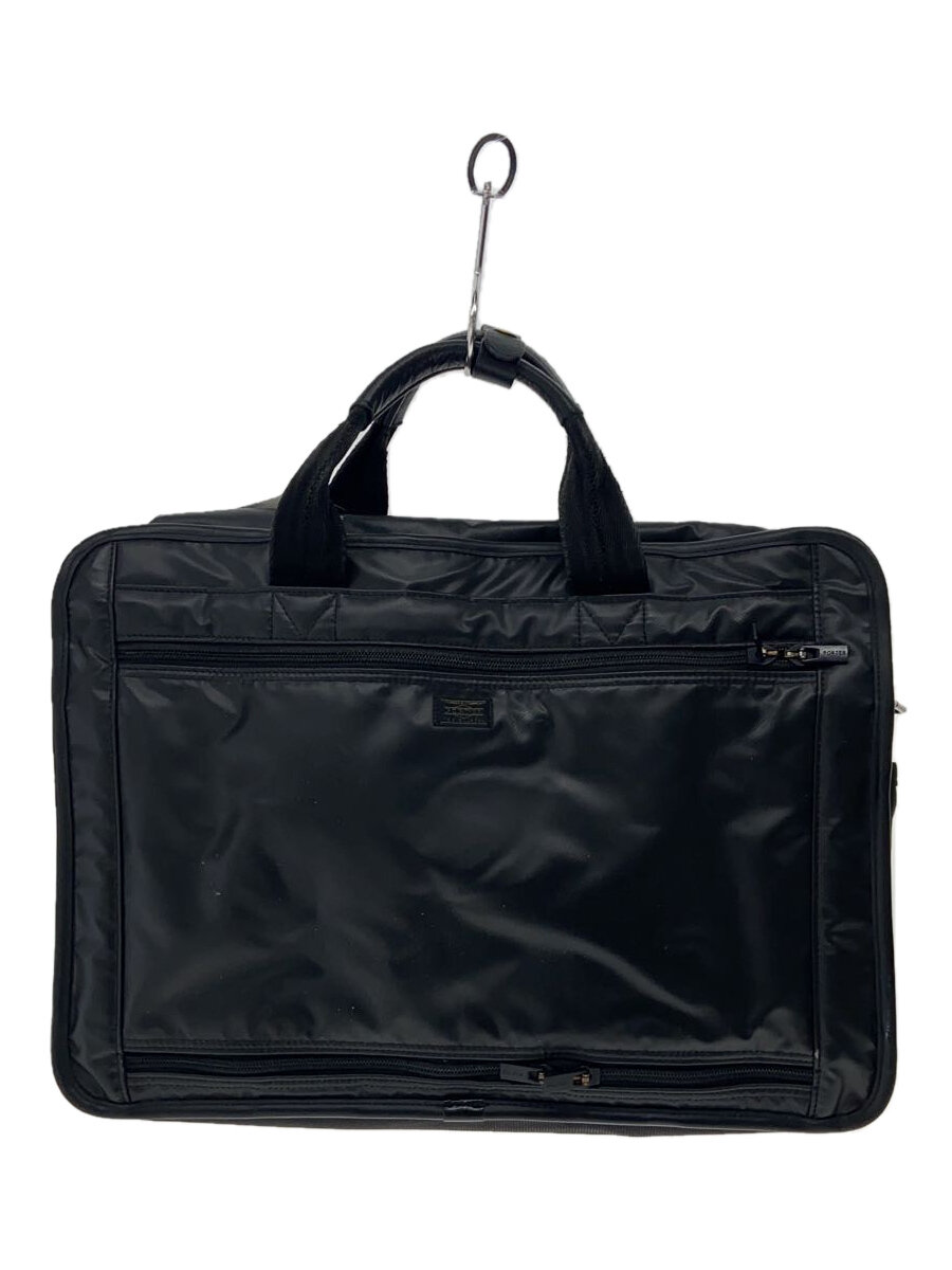 【中古】PORTER◆ブリーフケース/--/BLK/無地/645-09260//【バッグ】