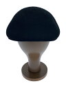【中古】KANGOL◆ハット/ウール/ブラック/無地/メンズ【服飾雑貨他】