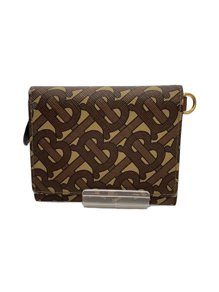 Clothing Accessories (Caps, Ties, Belts) - 【中古】BURBERRY◆2つ折り財布/PVC/BEG/モノグラム/レディース【服飾雑貨他】