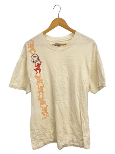【中古】Hanes◆Tシャツ/L/コットン/IVO/【メンズウェア】 【中古】Hanes◆Tシャツ/L/コットン/IVO/【メンズウェア】